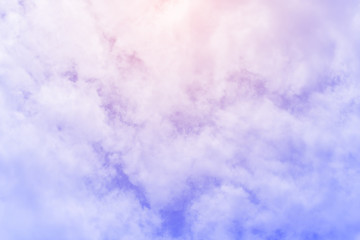 sun and cloud background with a pastel colored


