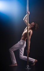 Pole Dance Male Athlete