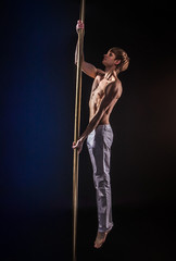 Pole Dance Male Athlete