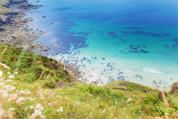 Popular Heritage Coast Atlantic ocean, Cornwall, England, United