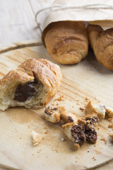 Croissant chocolate