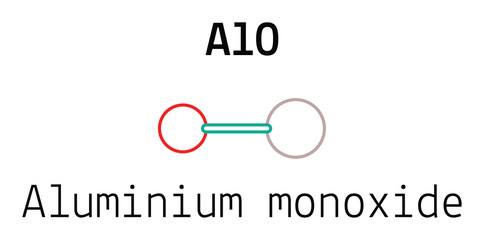 AlO aluminium monoxid molecule