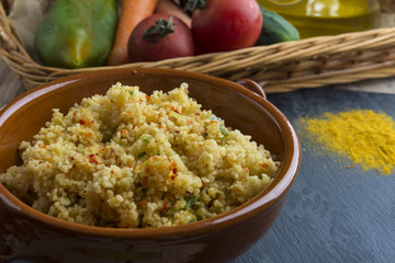 Cuscus with vegetables