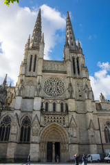 Fototapeta na wymiar Gothic Bordeaux Cathedral