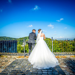 bride and groom
