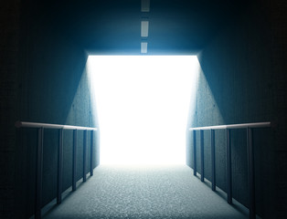 Fototapeta premium Arena tunnel 3d