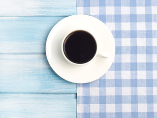 coffee wood background gentle blue tone
