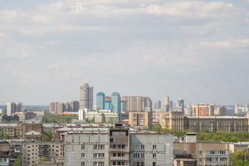 Fototapeta na wymiar Moscow city skyline 