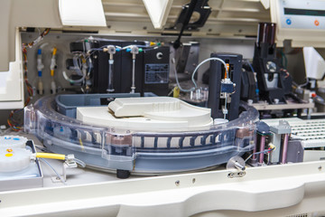 medical centrifuge closeup