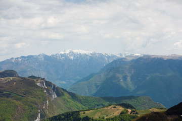 Fototapeta na wymiar The hill of Dolomites