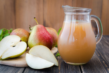 fresh pear juice