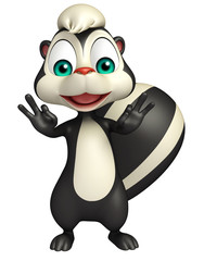 fun best  Skunk cartoon character