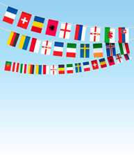 Collection of flags of countries