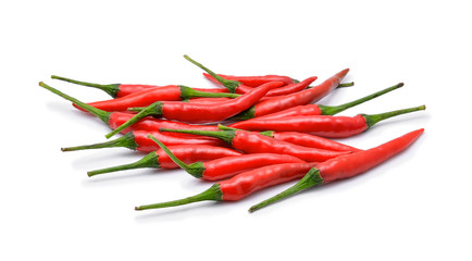 red hot chili pepper isolated on a white background