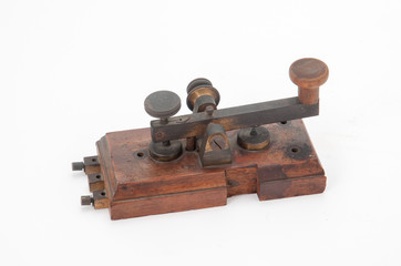 Nastro avvolgizona  per impianto telegrafico Morse circa 1900 