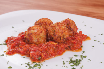 Portuguese Cod Cake. Bolinho de Bacalhau