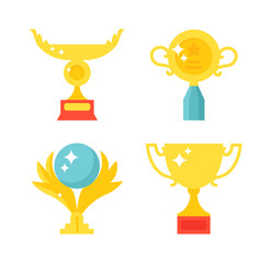 Sports awards vector illustration.