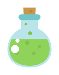 Lab flask vector illustration