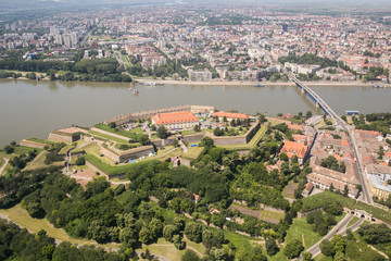 Panoramic view of Novi Sad, Vojvodina, Serbia