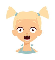 Baby cries vector illustration.