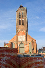 Fototapeta na wymiar Marienkirche in Wismar