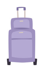 Travel suitcase vector illustration.