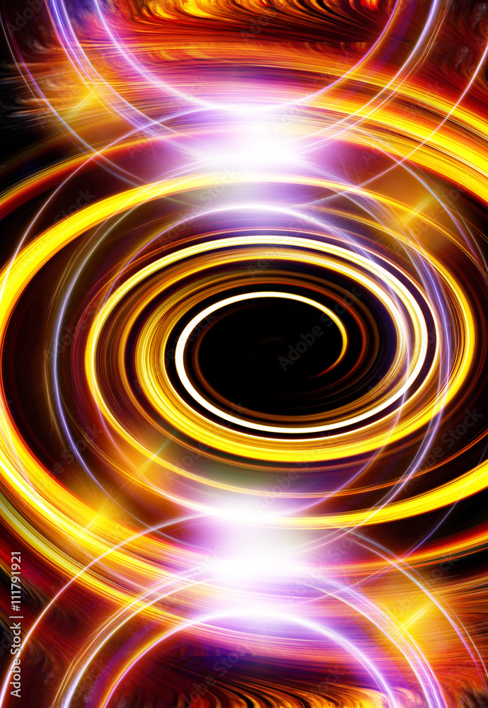 Aufkleber Abstract background and color circle effect, color background.