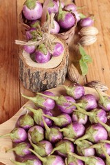 fresh purple eggplant for healthy and delicious.