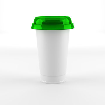 plastic cup with cap