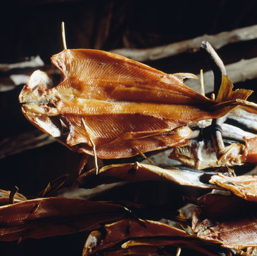 Uncooked fish, close-up