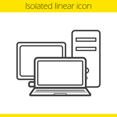 Computers linear icon