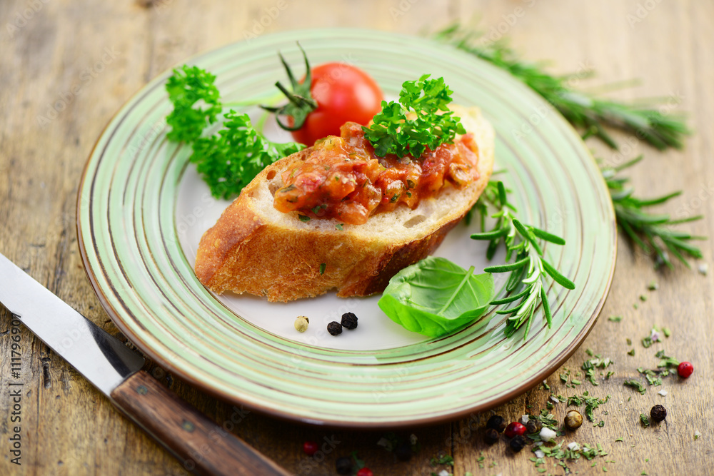 Canvas Prints Bruschetta