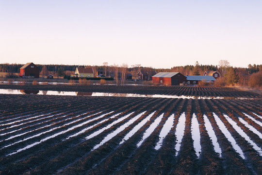 Arable land in the North of Sweden.