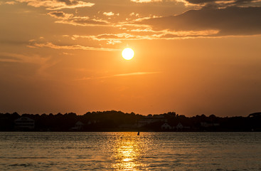 Sunset on the beach
