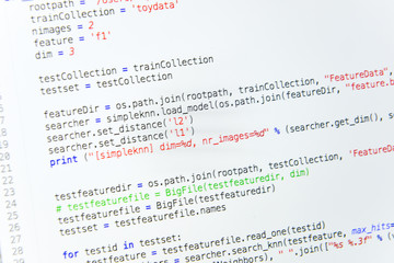 computer language source code