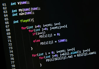 computer language source code