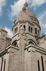 Fototapeta na wymiar The basilic Sacre Coeur, Paris, France.