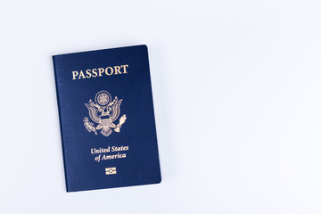 Closed american passport