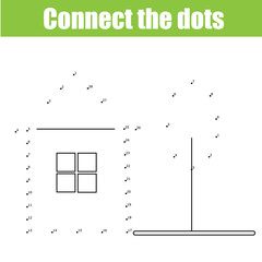 Connect the dots children game