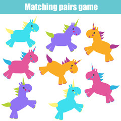 Matching children educational game