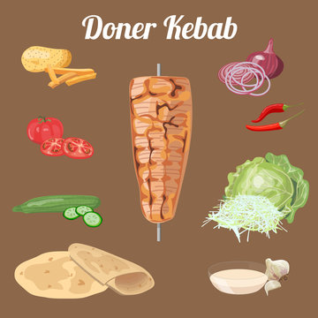 doner kebab ingredients