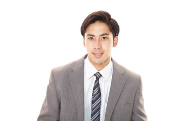 笑顔のビジネスマン