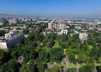 Fototapeta na wymiar Almaty - Aerial view