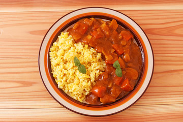 美味しそうなカレーライス
