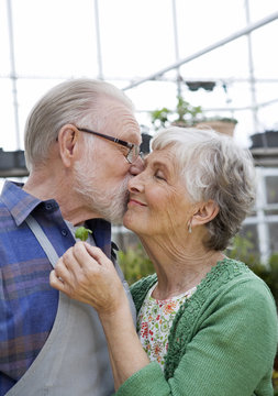 An elderly scandinavian couple, Sweden.