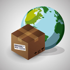 Delivery design. shipping  icon. White background 
