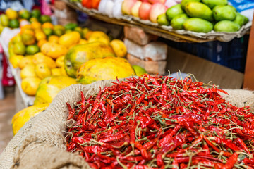 Vegetable and fruits market