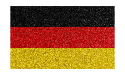 Illustration of the German flag.