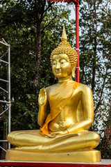 Obraz premium Portrait of a Golden statue Thailand Asia Travel