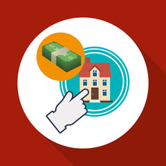 Home automation design. smart house icon. house concept